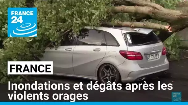 France : d'importants dégâts après de violents orages dans l'Est et le centre du pays