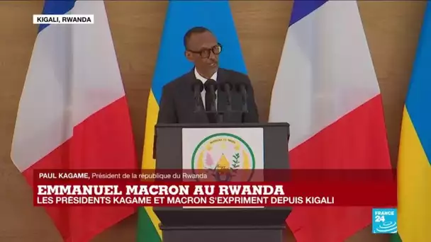 REPLAY - L'intégralité de la conférence de presse conjointe d'Emmanuel Macron et Paul Kagame