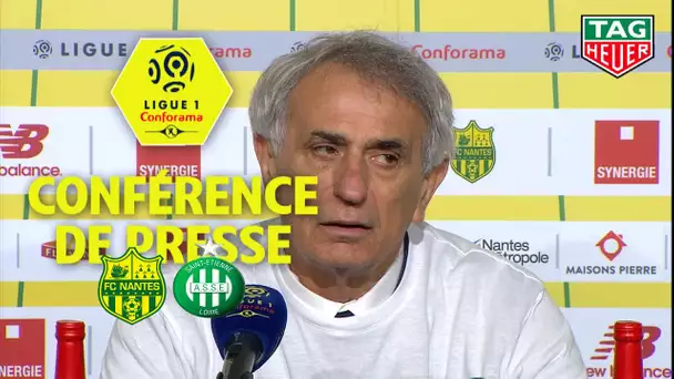 Conférence de presse FC Nantes - AS Saint-Etienne ( 1-1 )  / 2018-19