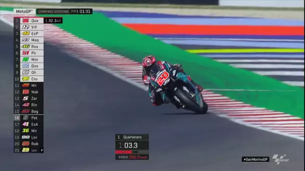 Fabio Quartararo meilleur temps des essais libres 3