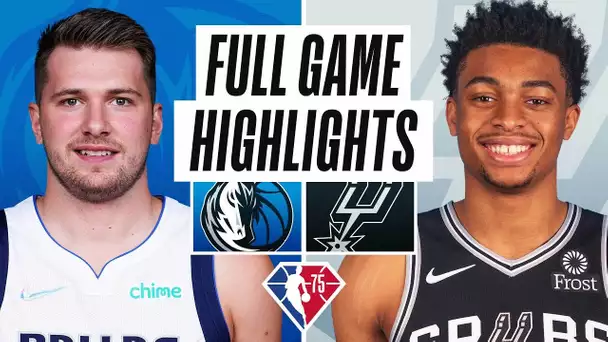 MAVERICKS at SPURS | FULL GAME HIGHLIGHTS | November 12, 2021