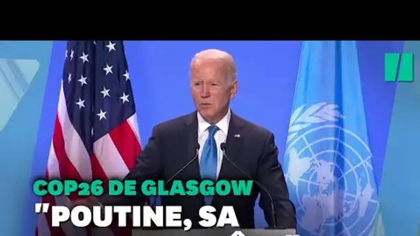 Joe Biden critique l’absence de Poutine et de la Chine à la Cop26