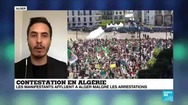 Les manifestants affluent à Alger malgré les nombreuses arrestations