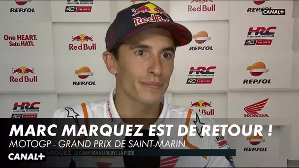 Marc Marquez est de retour ! - Grand Prix de Saint-Marin - MotoGP