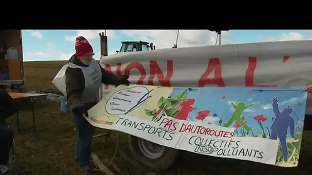 Manifestation contre le projet d&#039;A45