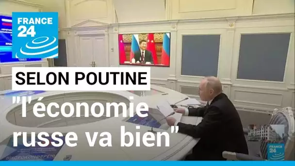 Selon Poutine, "l'économie russe va bien" : le PIB de la Russie s'est contracté de 2.1% en 2022