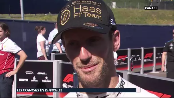 Grosjean : "Il pleut ou quoi c'est pas possible ???"