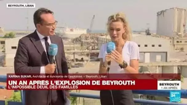 Un an après l'explosion de Beyrouth : "J'ai tout perdu", le témoignage d'une rescapée • FRANCE 24