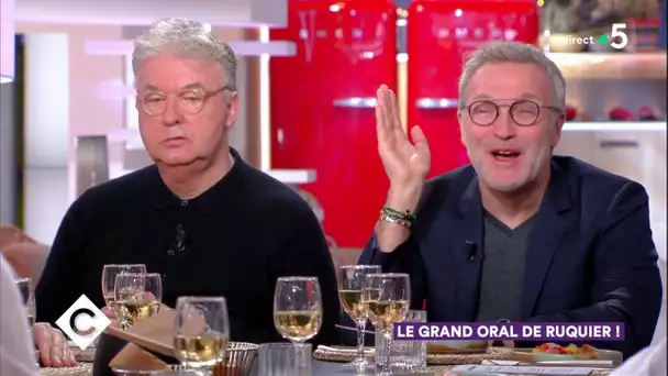 Au dîner avec Laurent Ruquier, Dominique Besnehard et Betrand Périer - C à Vous - 18/02/2019