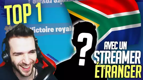 🥇 DÉFI ► TOP 1 AVEC UN INCONNU STREAMER ! Je Coach Fortnite Battle Royale Gameplay FR