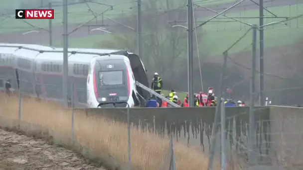 Un TGV Strasbourg-Paris déraille, le conducteur en urgence absolue, 20 blessés