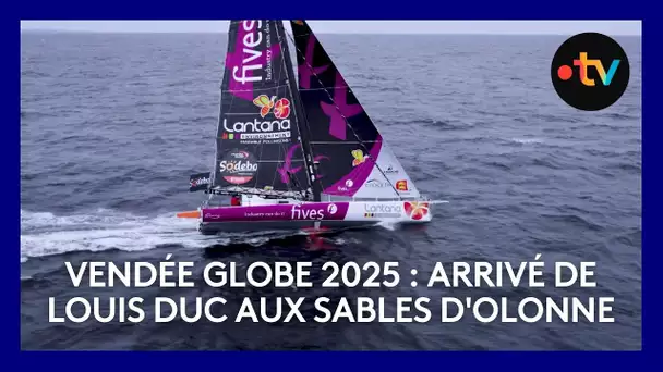 Vendée Globe 2025 : Louis Duc est arrivé aux Sables d'Olonne