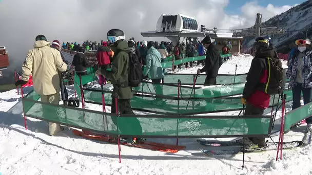 La saison aura duré 48 heures...à La Clusaz en Haute-Savoie