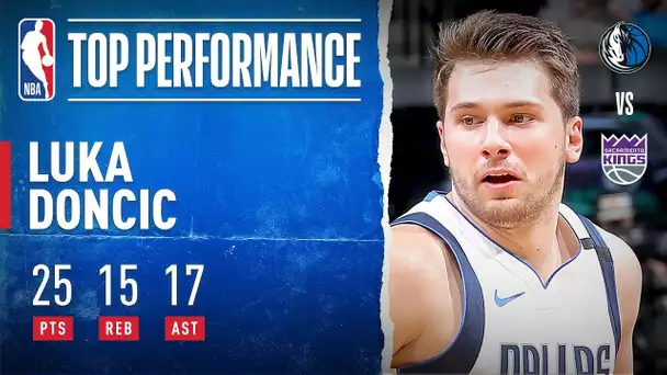 Luka Dishes Out CAREER-HIGH 17 AST!