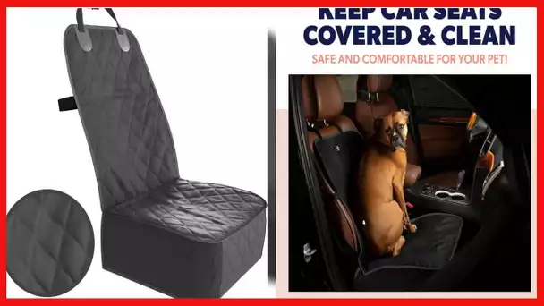 Active Pets Front Seat Dog Cover, Durable Protector Against Mud & Fur Waterproof, Scratch Proof