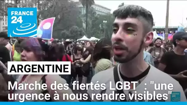 Marche des fiertés LGBT+ en Argentine : "une urgence à nous rendre visibles" • FRANCE 24