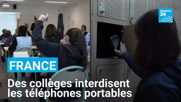 France : des collèges testent la "pause numérique", une interdiction totale du téléphone portable