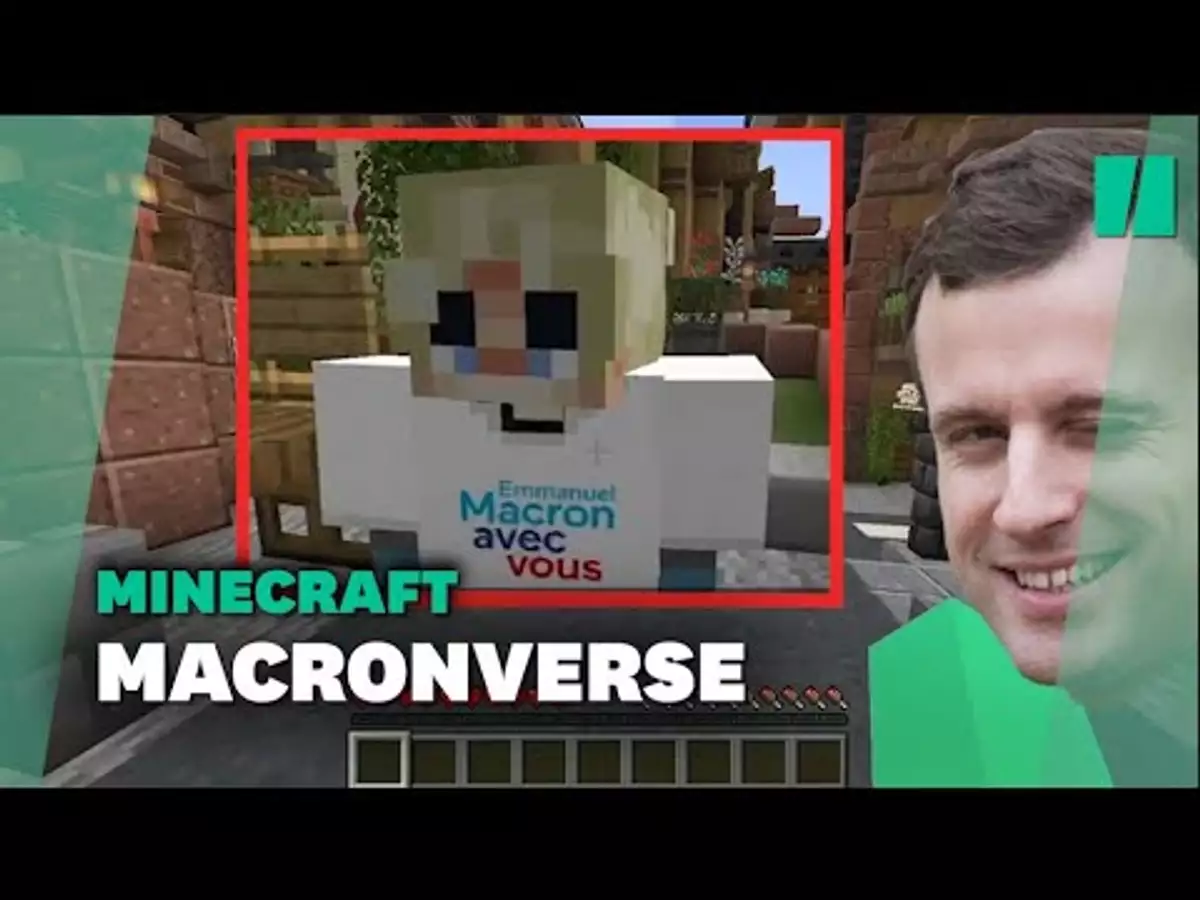 Présidentielle: On a testé la campagne de <b>Macron</b> sur Minecraft - Allo Trend...