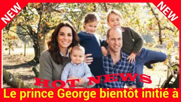 Le prince George bientôt initié à une activité encourageant la débrouillardise