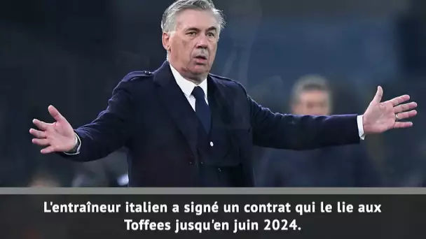 Everton - Ancelotti rejoint les Toffees