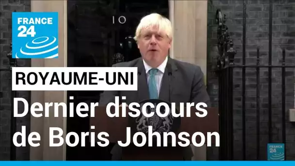 Boris Johnson quitte Downing Street : le Premier ministre sortant "veut être dans l'Histoire"