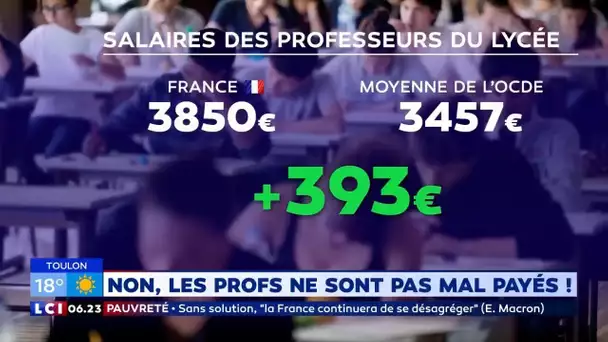 Les professeurs français ne sont pas les mieux payés de l'OCDE