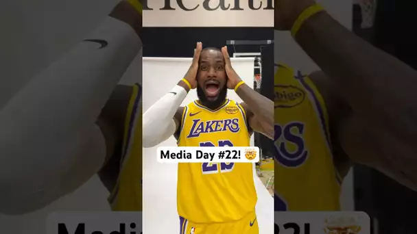 LeBron James’ 22nd Media Day! 👏📸 | #Shorts