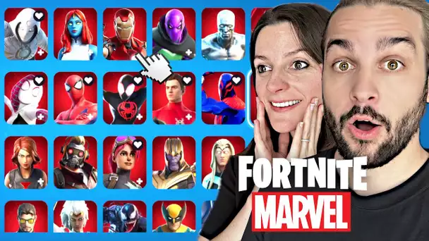 LES MEILLEURS SKINS MARVEL SUR FORTNITE !