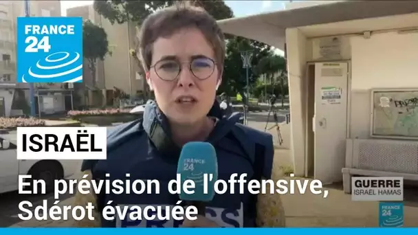 Israël : la ville de Sdérot évacuée en prévision de l'offensive terrestre sur Gaza