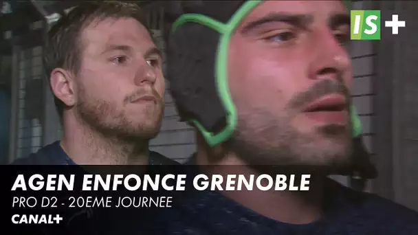 Agen enfonce Grenoble - PRO D2 - 20ème journée