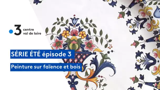 Saint-Georges-sur-Eure :  peinture sur faïence et sur bois, un travail de précision