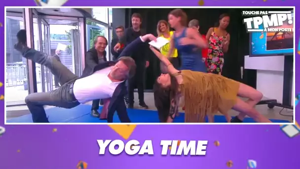 Les chroniqueurs s'essayent au yoga avec Jean-Michel Maire à l'animation