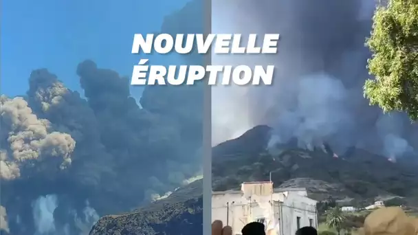 En Italie, le volcan Stromboli à nouveau en éruption