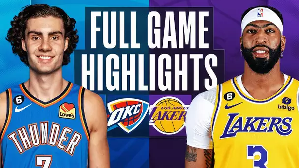 THUNDER at LAKERS | FULL GAME HIGHLIGHTS | March 24, 2023