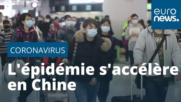 En Chine, l'épidémie de coronavirus s'accélère