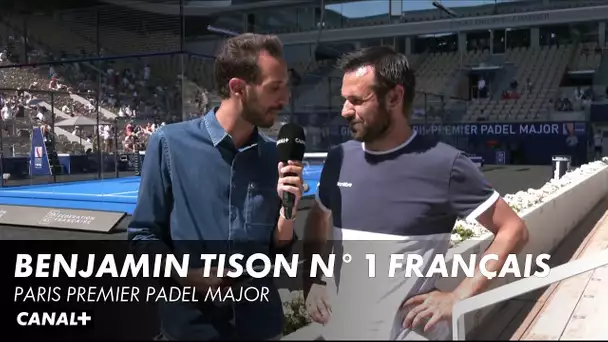 Benjamin Tison numéro 1 français - GREENWEEZ PARIS PREMIER PADEL MAJOR