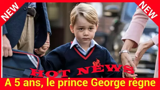 A 5 ans, le prince George règne déjà à l’intérieur de son école