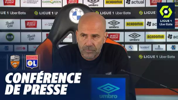 Conférence de presse FC LORIENT - OLYMPIQUE LYONNAIS (3-1)  / 2022/2023