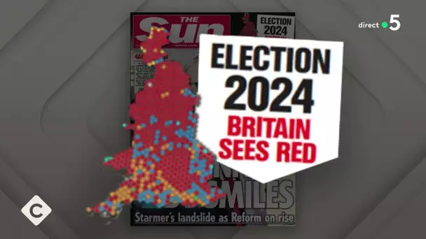 Royaume-Uni : victoire historique du parti travailliste - Le 5/5 - C à Vous - 05/07/2024