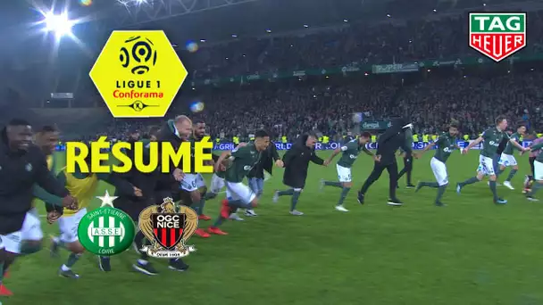 AS Saint-Etienne - OGC Nice ( 3-0 ) - Résumé - (ASSE - OGCN) / 2018-19