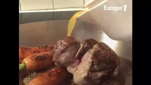 VIDÉO - La recette du pavé de veau rôti à l'orange d'Yves Camdeborde