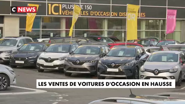 Les ventes de voitures d'occasion en hausse