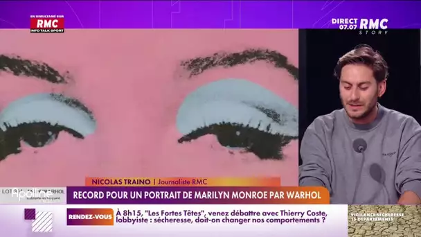 Le portrait de Marilyn Monroe par Andy Warhol a été vendu 195 millions de dollars