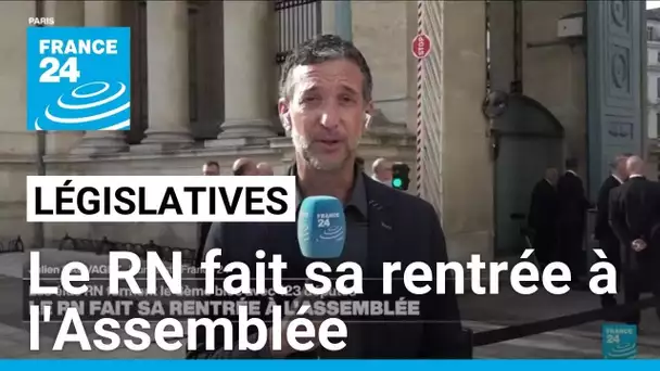 France : le Rassemblement national fait à son tour sa rentrée à l'Assemblée • FRANCE 24