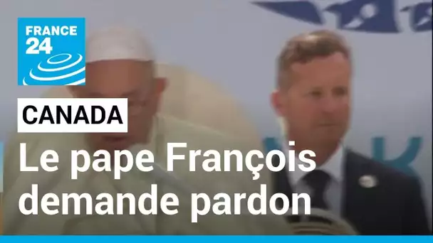 Au Canada, le pape François "demande pardon pour le mal commis" contre les autochtones