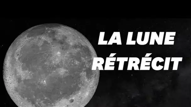 La Lune rétrécit et cela engendre des tremblements à sa surface