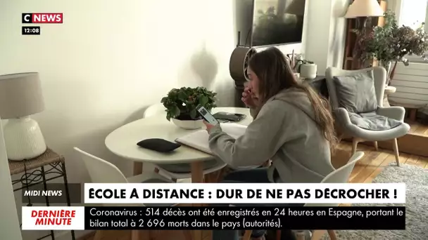 Ecole à distance : difficile de ne pas décrocher pour les élèves