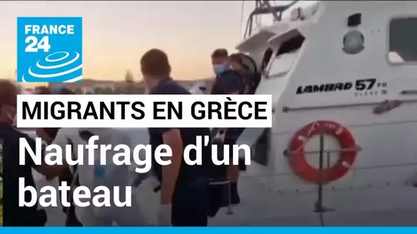 Grèce: Naufrage d'un bateau de migrants, jusqu'à 50 portés disparus • FRANCE 24