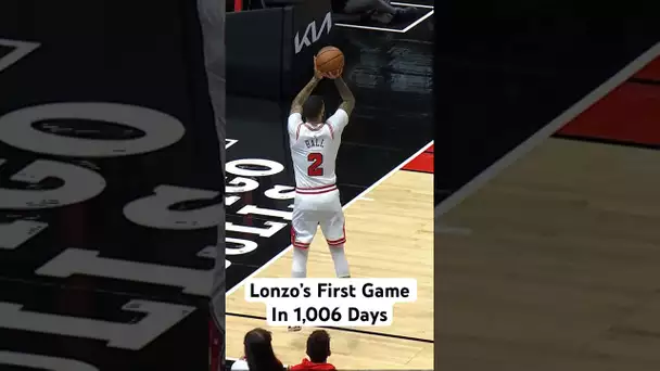 Lonzo Ball makes his return after 1,006 days!