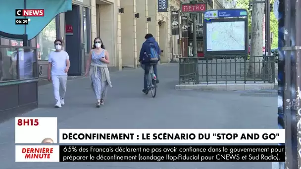 Déconfinement : Le scénario du "stop and go" à l'étude